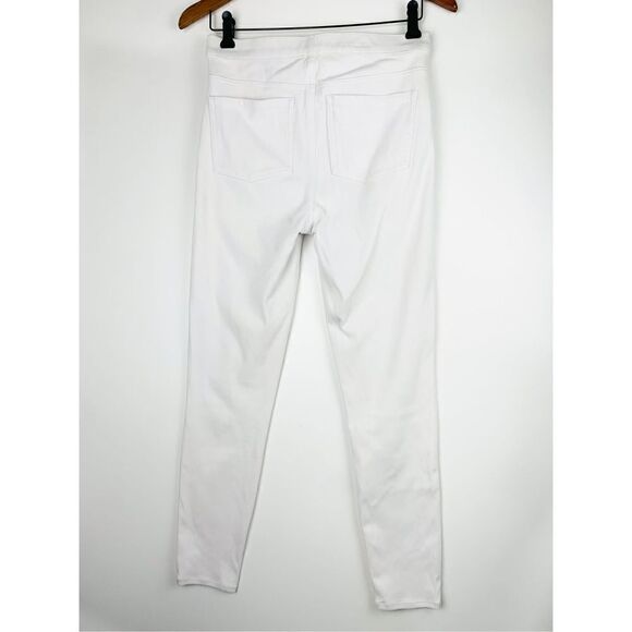Spanx Women's Skinny Jeans Jeggings Ankle Stretch Pull On Slim White Size Medium - Picture 6 of 9